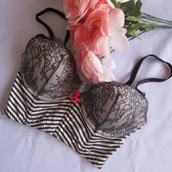 ππ€ VS VERY SEXY DEMI BUSTE β 32D - AND 3 PANTIES INCLUDED - BUNDLE - NWOT - Picture 2 of 16